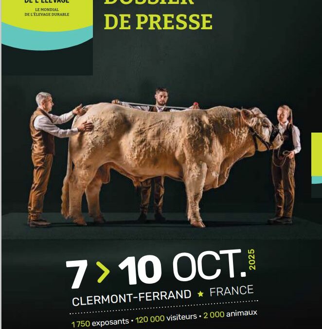 Article du dossier de presse du Sommet de l’Elevage 2025